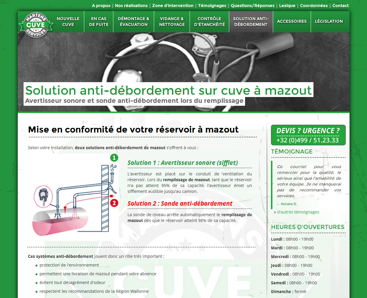 Martens Cuve Services
