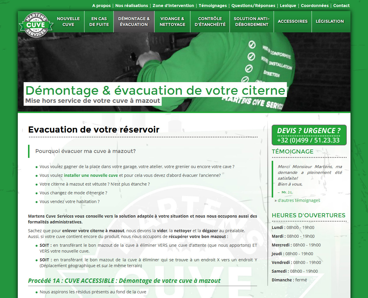 Martens Cuve Services