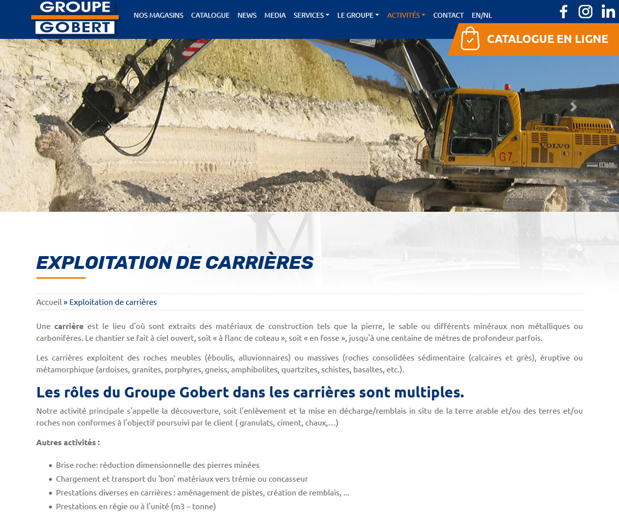 Gobert Mat&eacute;riaux
