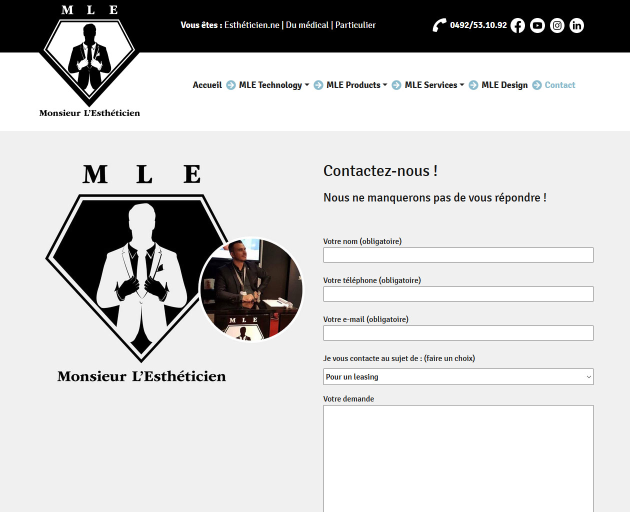 Mr L'Estheticien - MLE Products