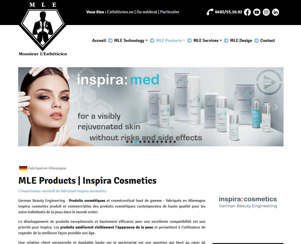 Mr L'Estheticien - MLE Products
