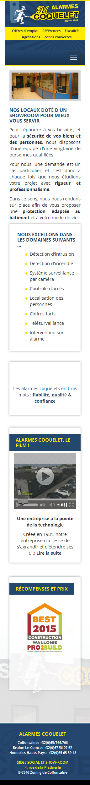 Alarmes Coquelet
