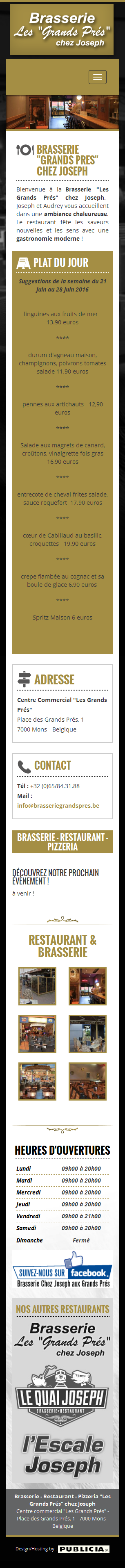 Brasserie chez Joseph aux Grands Prés