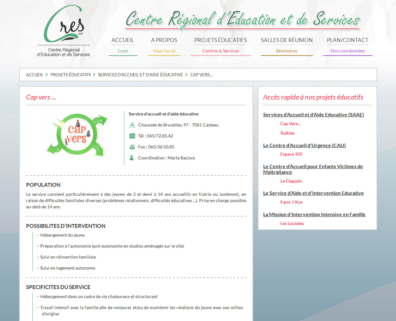 Centre R&eacute;gional d&rsquo;&Eacute;ducation et de Services